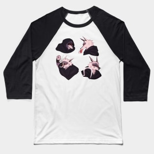 Death the wolf Baseball T-Shirt